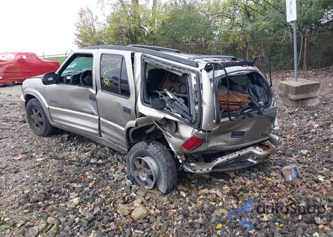 2001 Oldsmobile Bravada из США, поврежденный, VIN 1GHDT13W112164033
